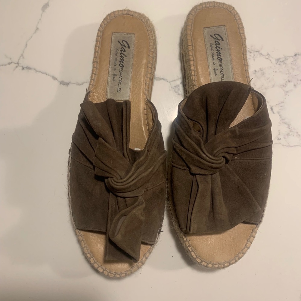 Gaimo Anthropology espadrilles platform sandal